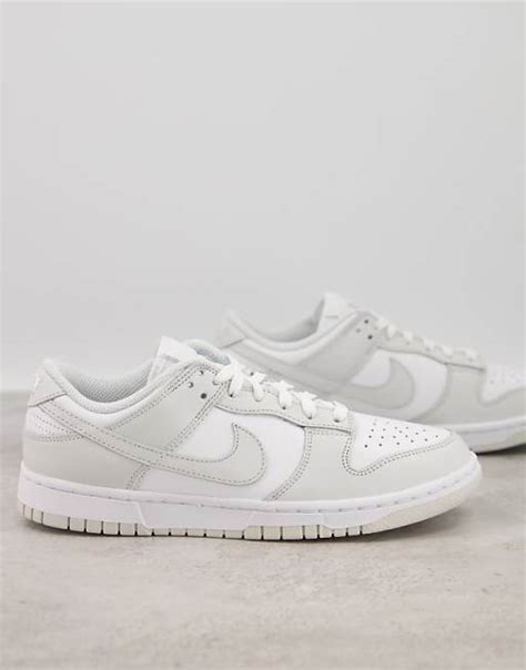 nike dunk grijs wit